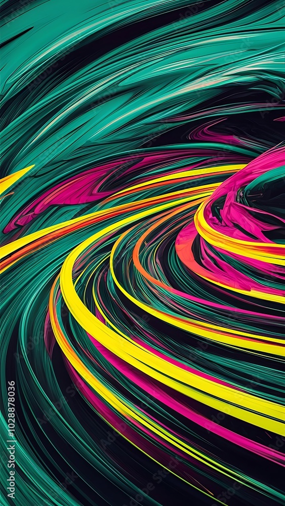 Fototapeta premium Abstract colorful background representing speed and motion