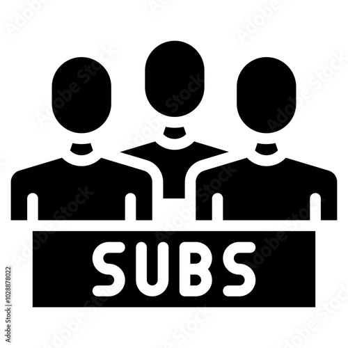 Subscribers icon vector image. Can be used for Social Relationship.