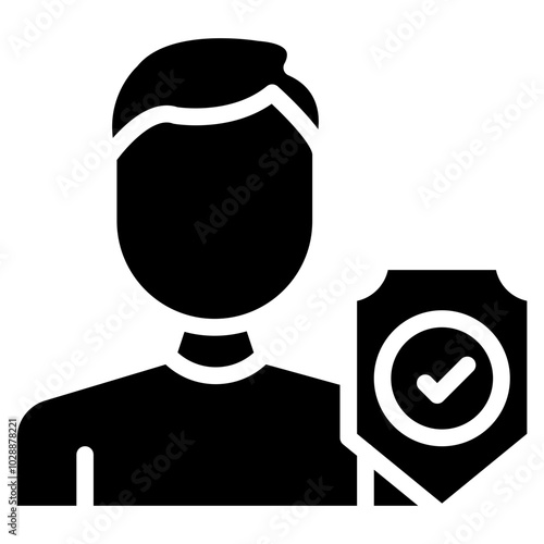 Compliance Officer icon vector image. Can be used for Compilance and Regulation.
