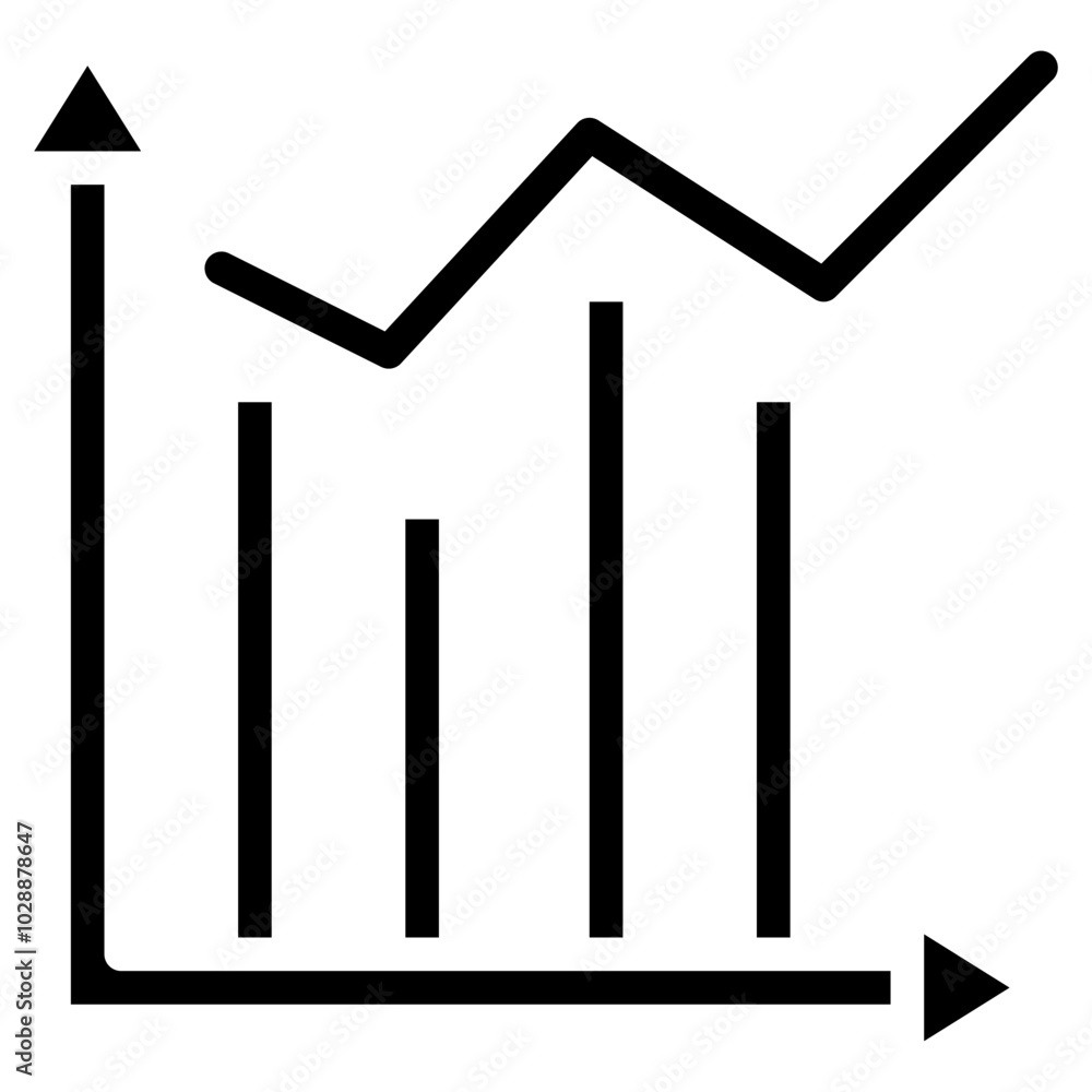 Bar Chart icon vector image. Can be used for Market Research. Bar Chart icon vector image. Can be used for Market Research.