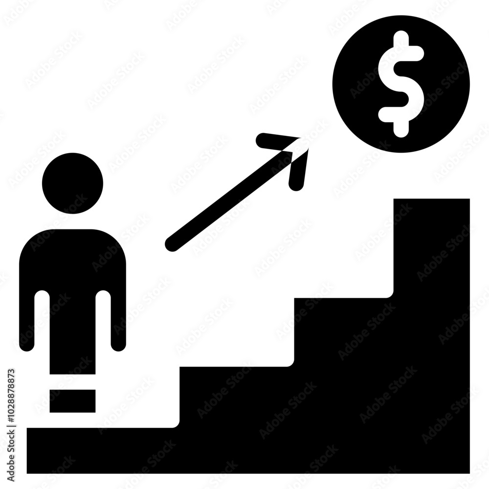 Market Opportunity icon vector image. Can be used for Market Research.