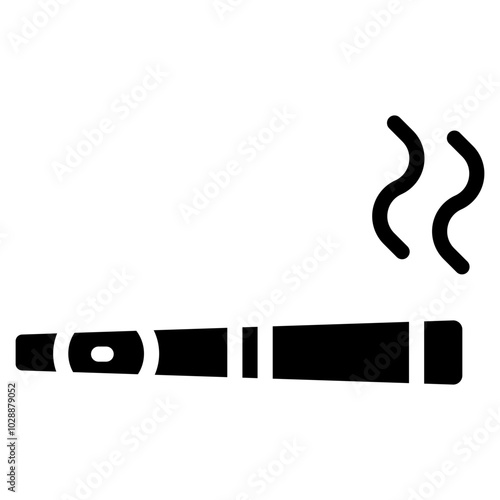 Cigar icon vector image. Can be used for Smoking.