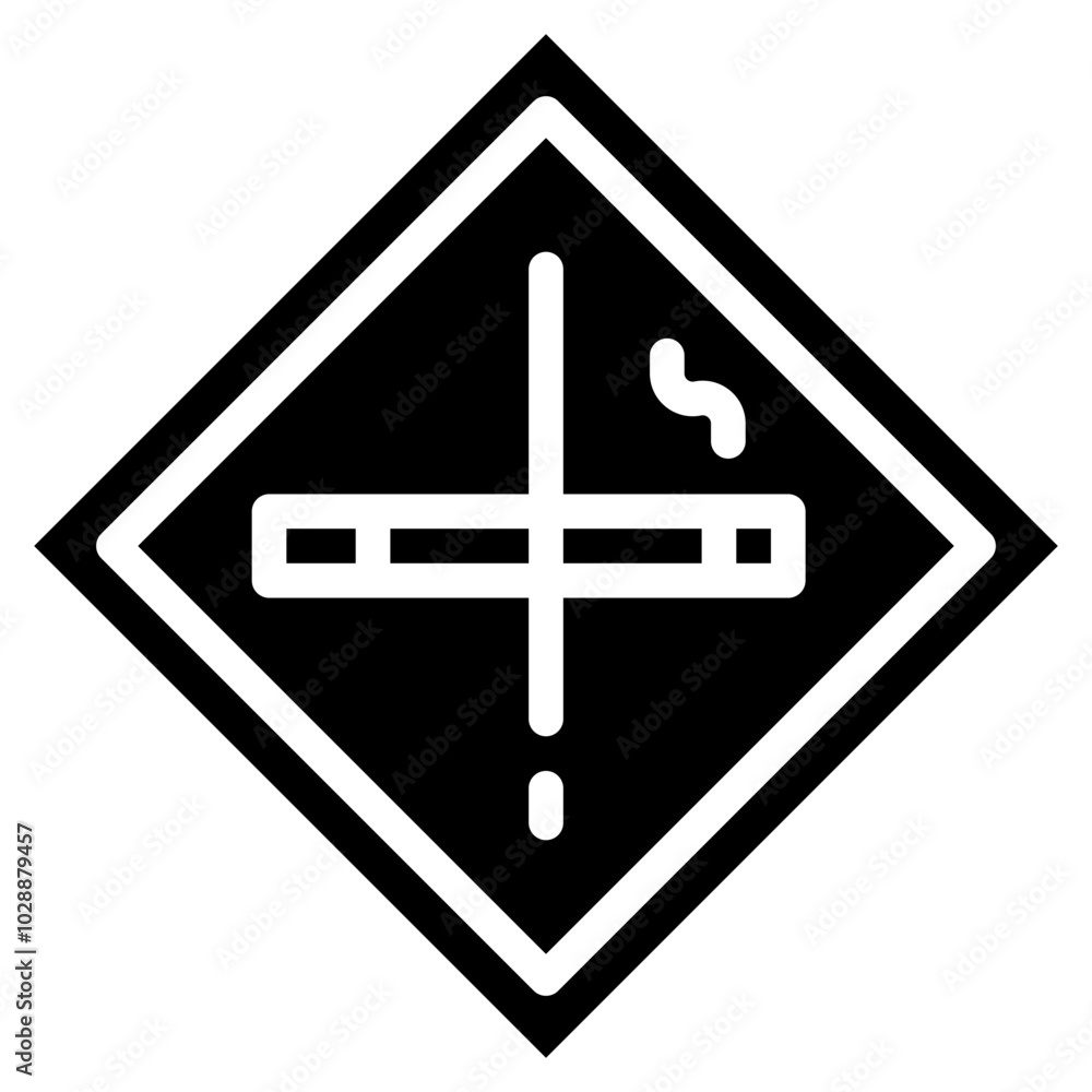 Obraz premium Smoking Warning icon vector image. Can be used for Smoking.