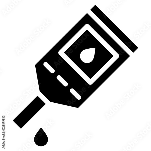 Glucose Test icon vector image. Can be used for Medical Tests.
