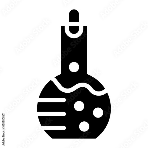 Flask icon vector image. Can be used for Data Science.