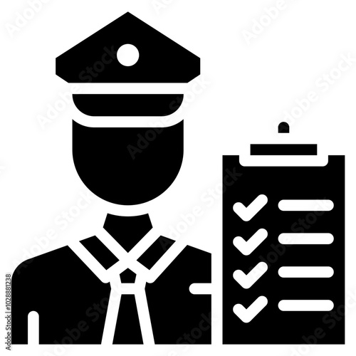 Customs icon vector image. Can be used for Data Science.