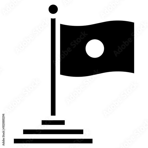 Flags icon vector image. Can be used for Data Science.