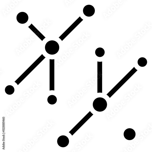 Network icon vector image. Can be used for Data Science.