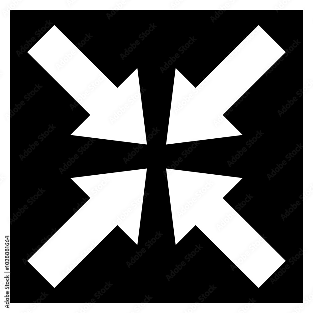 Collapse icon vector image. Can be used for Burnout. Collapse icon vector image. Can be used for Burnout.