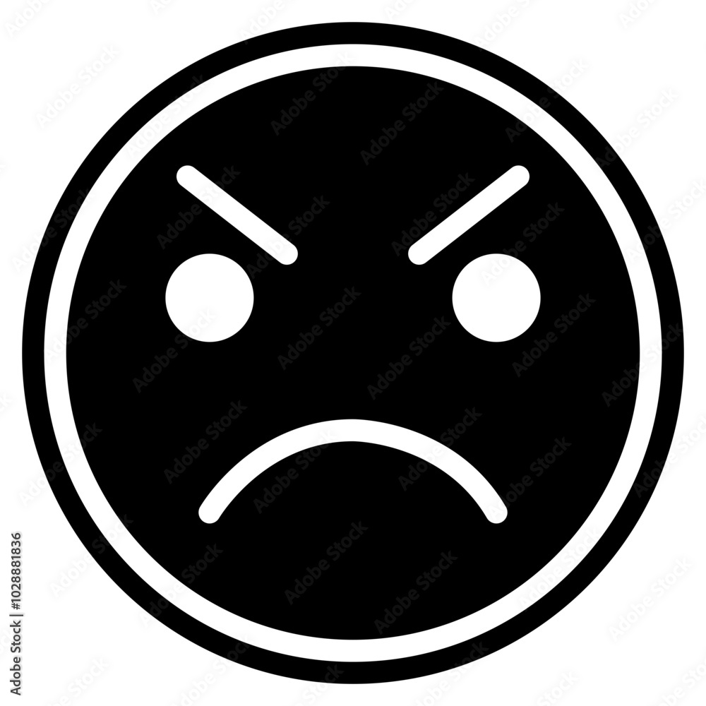Frustration icon vector image. Can be used for Burnout. Frustration icon vector image. Can be used for Burnout.