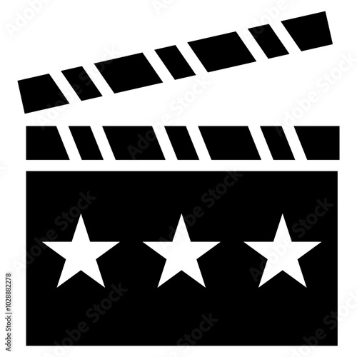 Movie Critic icon vector image. Can be used for Urban Tribes.