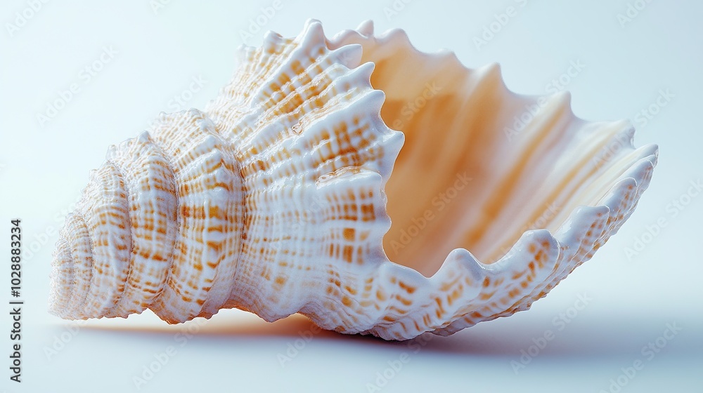 Obraz premium Seashell Close Up - Detailed Textures
