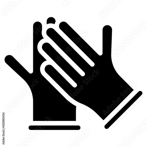 Surgical Gloves icon vector image. Can be used for Plastic and Cosmetic Surgery.