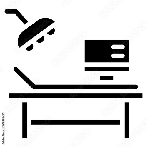 Surgery Room icon vector image. Can be used for Plastic and Cosmetic Surgery.