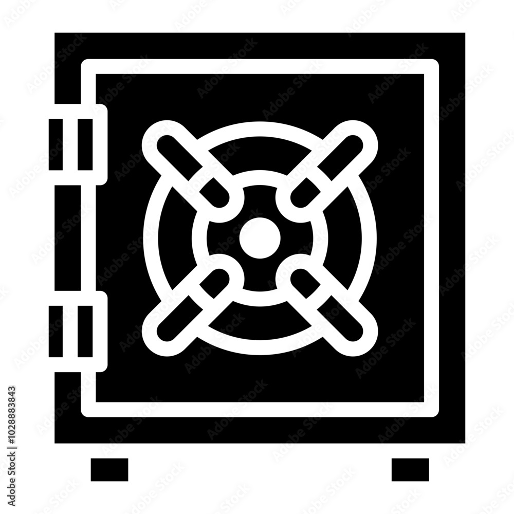 Vault icon vector image. Can be used for Locksmith. Vault icon vector image. Can be used for Locksmith.
