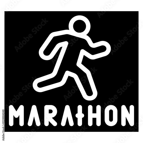 Marathon Logo icon vector image. Can be used for Marathon.