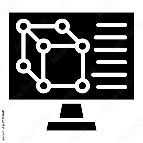 CAD Software icon vector image. Can be used for Engineer in Mechanics.