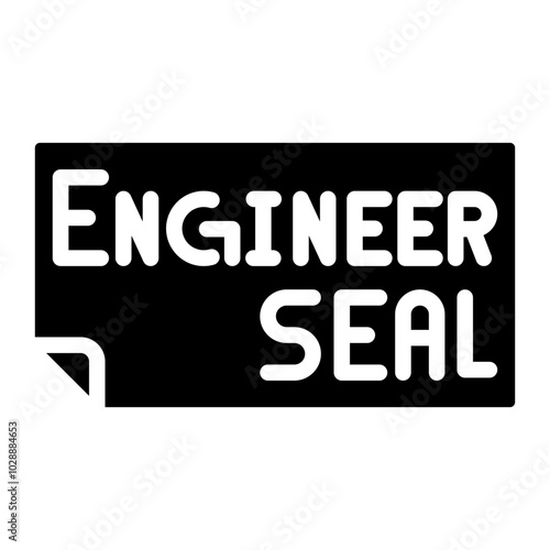 Engineer Seal icon vector image. Can be used for Engineer in Mechanics.