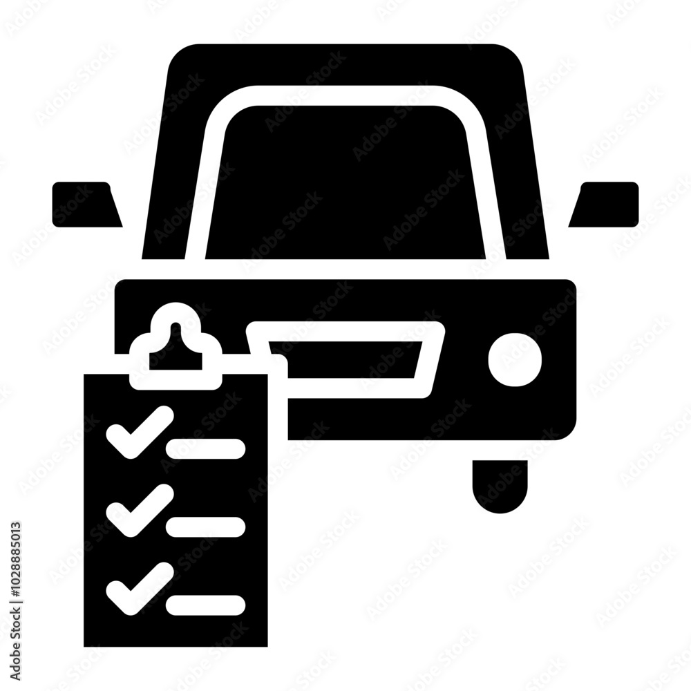 Driving Test icon vector image. Can be used for Driving School. Driving Test icon vector image. Can be used for Driving School.