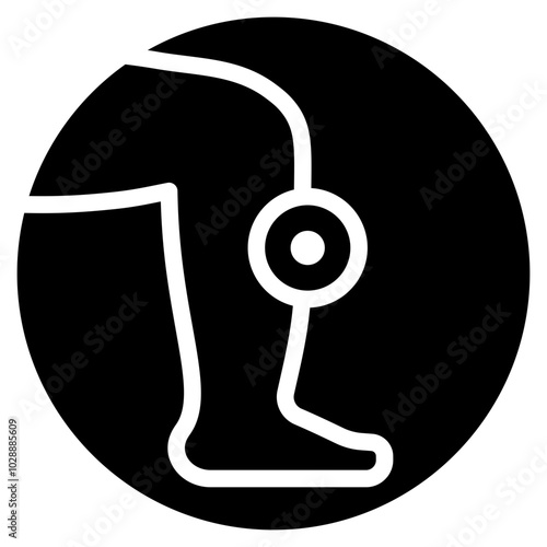 Stiffness icon vector image. Can be used for Body Ache.
