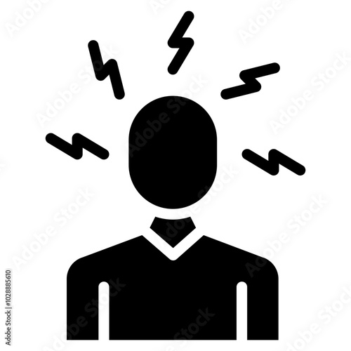 Strain icon vector image. Can be used for Body Ache.