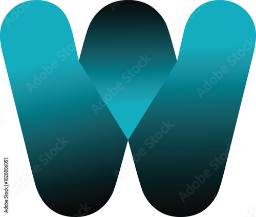 letter W logo design.