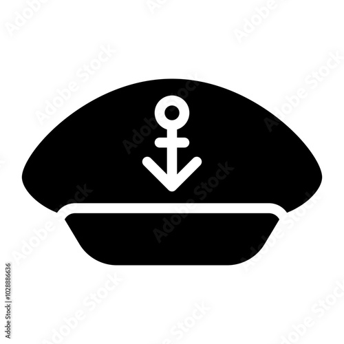 Cruise Hat icon vector image. Can be used for Cruiser.