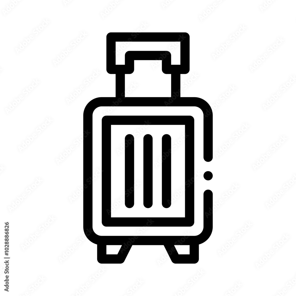 Luggage line icon Luggage line icon