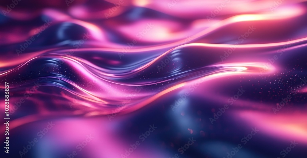custom made wallpaper toronto digitalAbstract waves of light in vibrant colors, creating a fluid, dynamic visual effect.