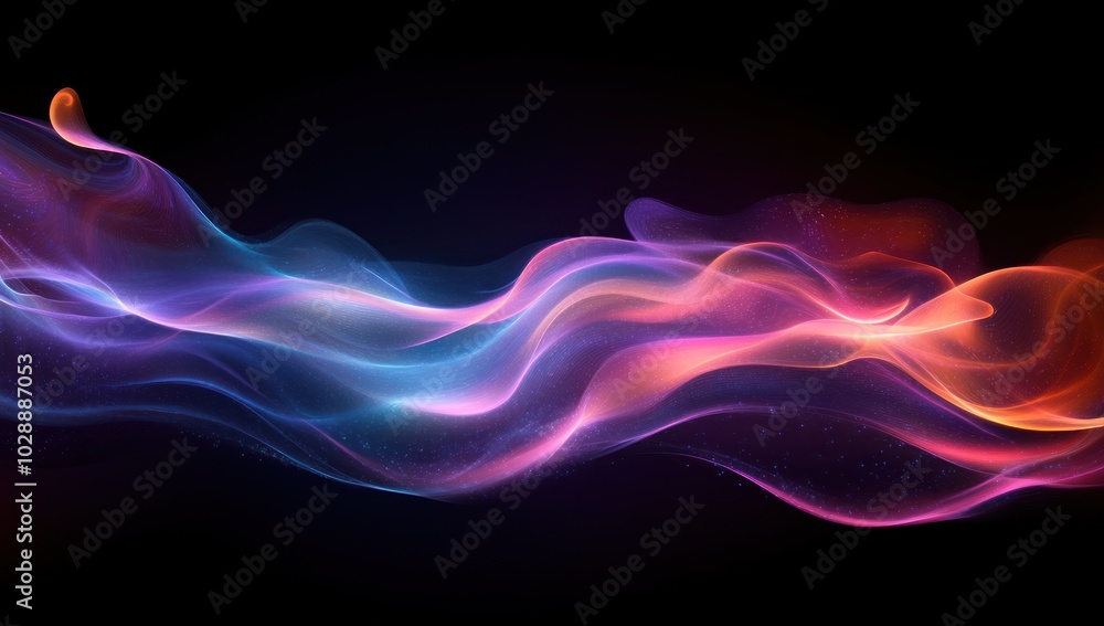 A vibrant, flowing abstract design with smooth gradients and light effects. A vibrant, flowing abstract design with smooth gradients and light effects.
