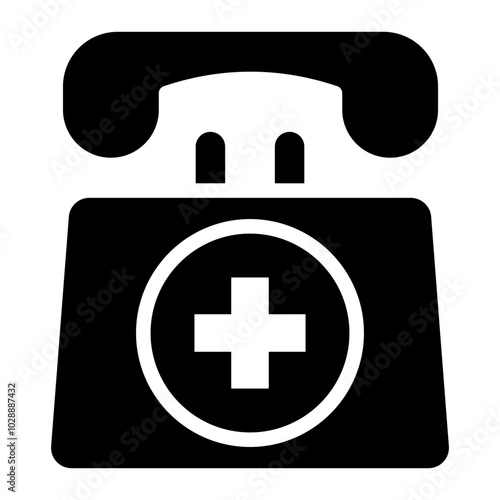 Emergency Helpline icon vector image. Can be used for Rescue And Response.