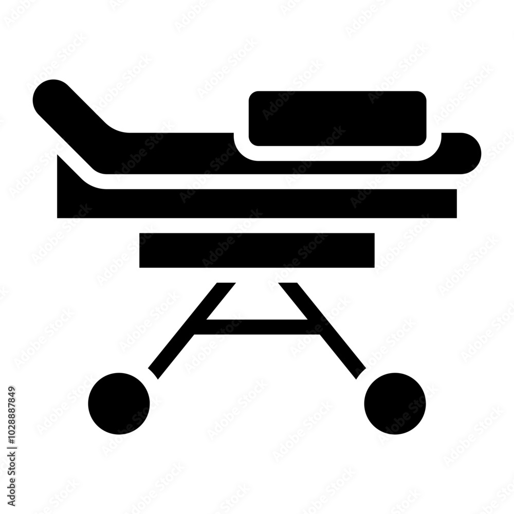 Stretcher icon vector image. Can be used for Rescue And Response. Stretcher icon vector image. Can be used for Rescue And Response.