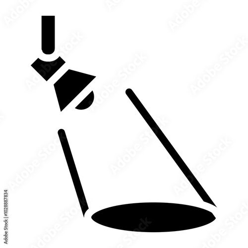 Searchlight icon vector image. Can be used for Rescue And Response.