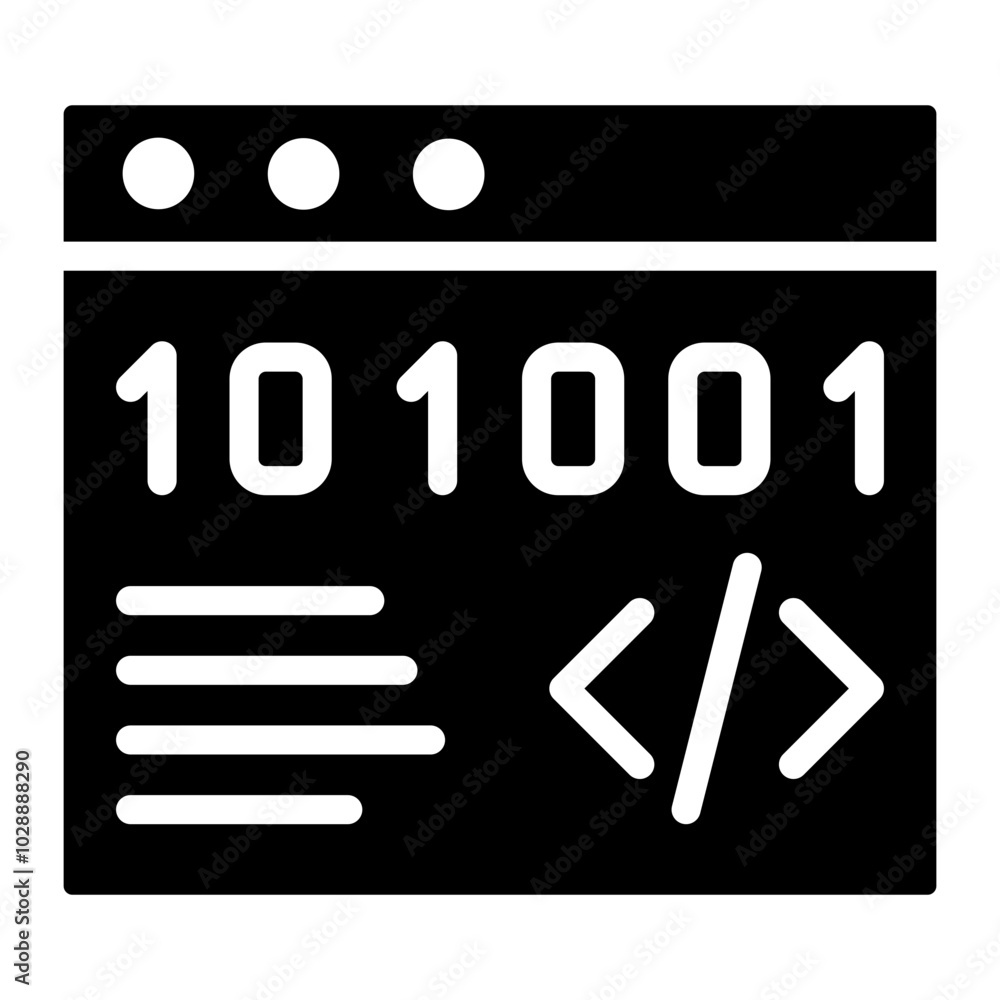 Code icon vector image. Can be used for Information Security. Code icon vector image. Can be used for Information Security.
