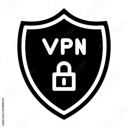 VPN icon vector image. Can be used for Information Security.