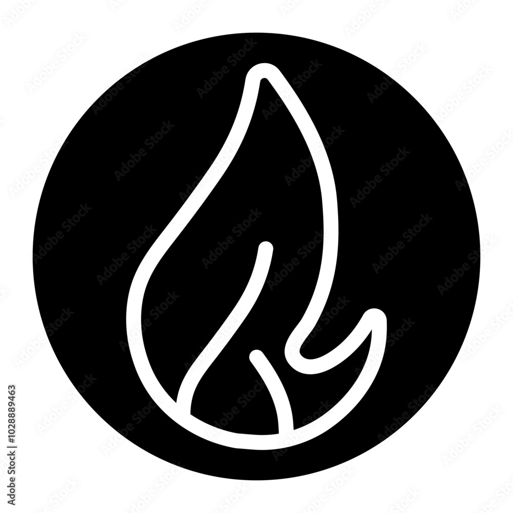 Flame Circle icon vector image. Can be used for Oil And Gas. Flame Circle icon vector image. Can be used for Oil And Gas.