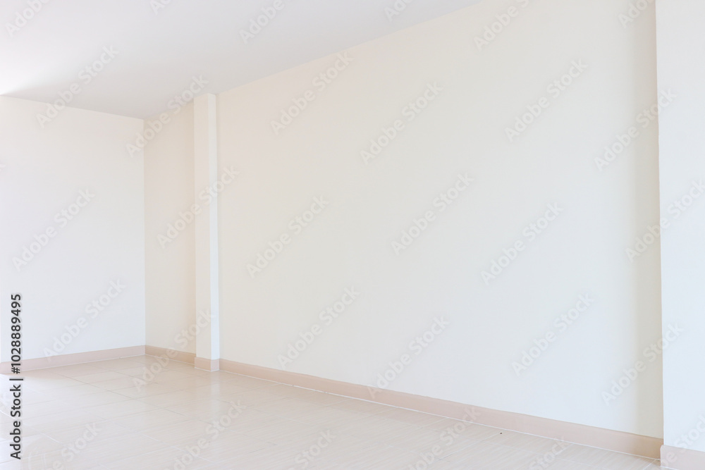 Fototapeta premium empty white room