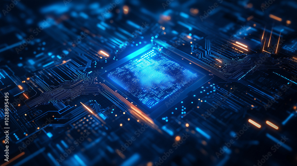 Business with technology, high technology for future. Generative AI Illustration. Business with technology, high technology for future. Generative AI Illustration.