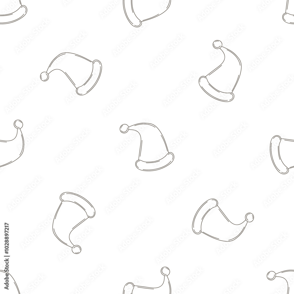 Christmas background. Coloring pattern Christmas background. Coloring pattern