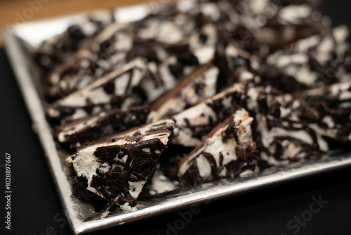 Wallpaper Mural Dessert bars at an event in a plate, close up image of tasty treat at the coffee bar Torontodigital.ca