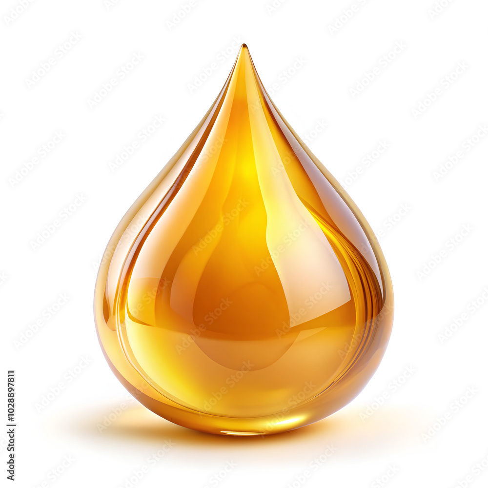 Oil drop or honey drop isolate on white background Oil drop or honey drop isolate on white background