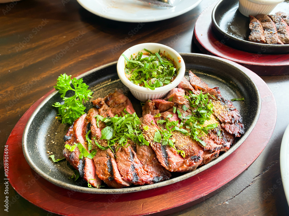 Grilled Beef with Spicy Jaew Dip Grilled Beef with Spicy Jaew Dip