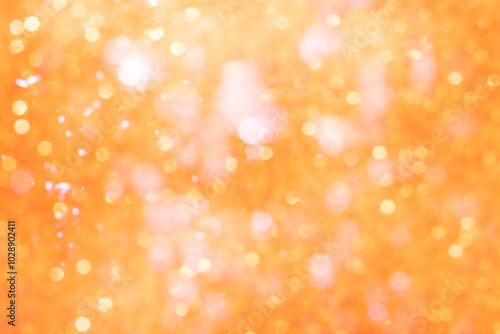 Orange abstract bokeh background