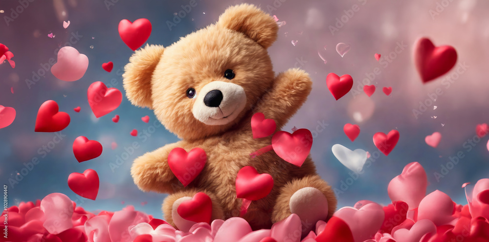 AI-generated image of Valentine’s Day theme, a celebration of love and affection AI-generated image of Valentine’s Day theme, a celebration of love and affection