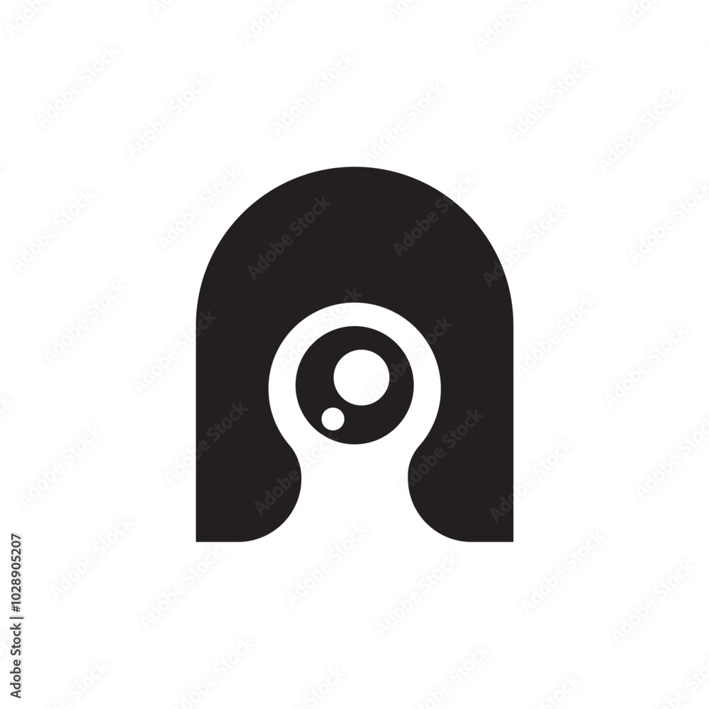N camera photo logo design N camera photo logo design