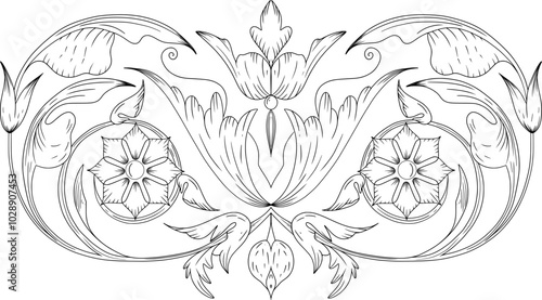 Vintage Baroque Borders & Designs