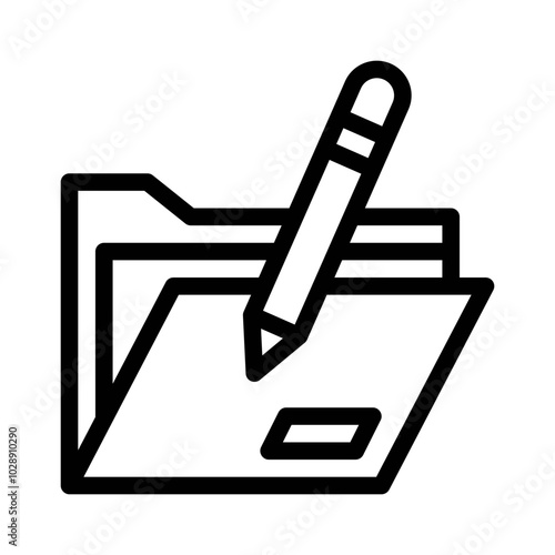 File Edit Pencil line icon