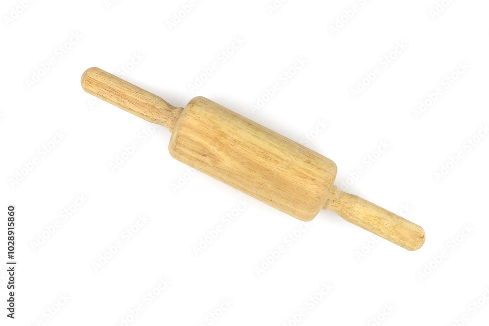 Rolling pin isolated on white background.. Rolling pin isolated on white background..