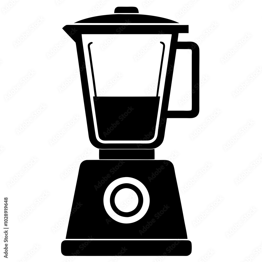 blender vector silhouette vector illustration blender vector silhouette vector illustration