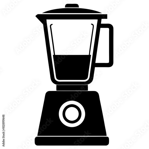 blender vector silhouette vector illustration